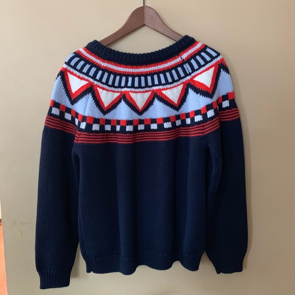 Tory Burch Sport  MERINO FAIR ISLE SWEATER - Picture 5 of 7